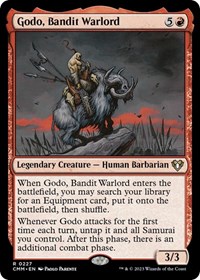 Godo, Bandit Warlord, Commander Masters