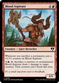 Blood Aspirant, Commander Masters