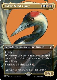 Kykar, Wind's Fury (Borderless), Commander Masters
