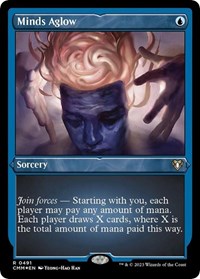 Minds Aglow (Foil Etched), Commander Masters