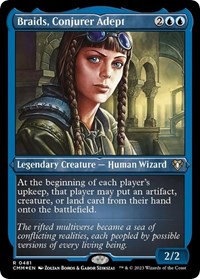 Braids, Conjurer Adept (Foil Etched), Commander Masters