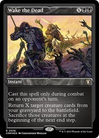 Wake the Dead (Foil Etched), Commander Masters