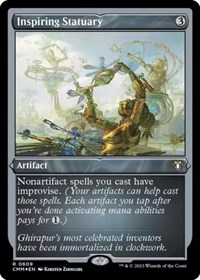 Inspiring Statuary (Foil Etched), Commander Masters