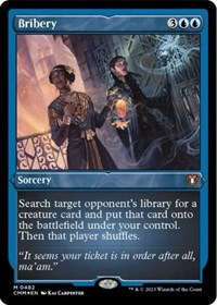 Bribery (Foil Etched), Commander Masters