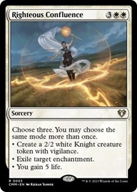 Righteous Confluence, Commander Masters