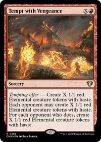 Tempt with Vengeance, Commander Masters