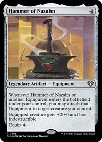 Hammer of Nazahn, Commander Masters