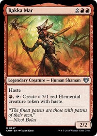Rakka Mar, Commander Masters