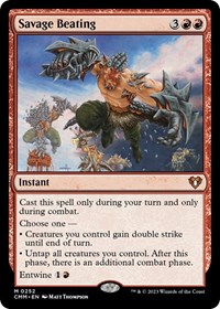 Savage Beating, Commander Masters