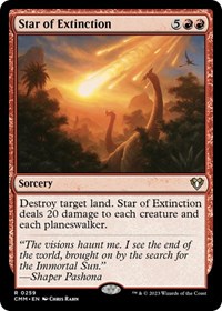 Star of Extinction, Commander Masters