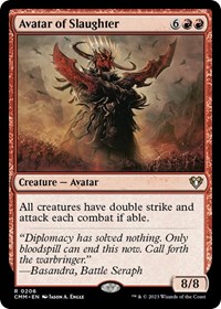 Avatar of Slaughter, Commander Masters