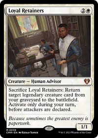 Loyal Retainers, Commander Masters
