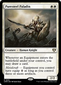 Puresteel Paladin, Commander Masters