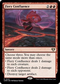 Fiery Confluence, Commander Masters