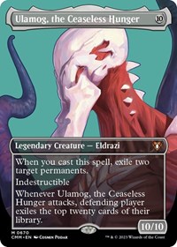 Ulamog, the Ceaseless Hunger (Borderless), Commander Masters