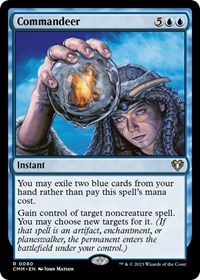 Commandeer, Commander Masters