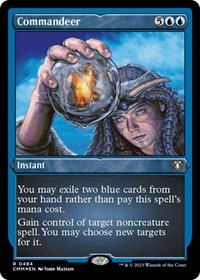 Commandeer (Foil Etched), Commander Masters
