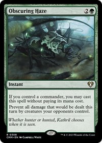 Obscuring Haze, Commander Masters