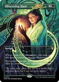 Obscuring Haze (Borderless), Commander Masters