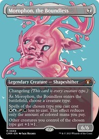 Morophon, the Boundless (Borderless), Commander Masters