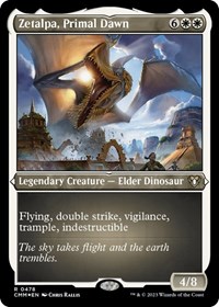 Zetalpa, Primal Dawn (Foil Etched), Commander Masters