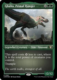Ghalta, Primal Hunger (Foil Etched), Commander Masters