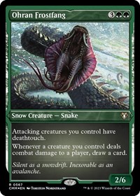 Ohran Frostfang (Foil Etched), Commander Masters