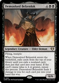 Demonlord Belzenlok, Commander Masters