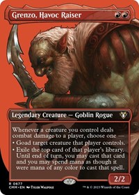 Grenzo, Havoc Raiser (Borderless), Commander Masters
