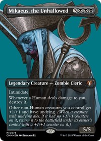 Mikaeus, the Unhallowed (Borderless), Commander Masters