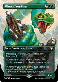 Ohran Frostfang (Borderless), Commander Masters