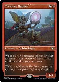 Treasure Nabber (Foil Etched), Commander Masters
