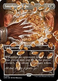 Smothering Tithe (Borderless), Commander Masters