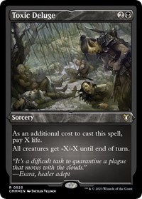 Toxic Deluge (Foil Etched), Commander Masters