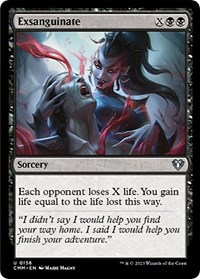 Exsanguinate, Commander Masters