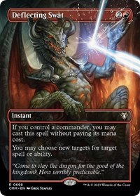 Deflecting Swat (Borderless), Commander Masters
