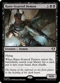 Rune-Scarred Demon, Commander Masters