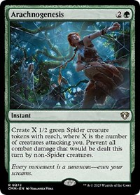 Arachnogenesis, Commander Masters