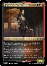 Xantcha, Sleeper Agent (Foil Etched), Commander Masters