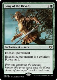 Song of the Dryads, Commander Masters
