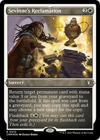Sevinne's Reclamation (Foil Etched), Commander Masters