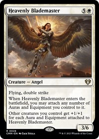Heavenly Blademaster, Commander Masters