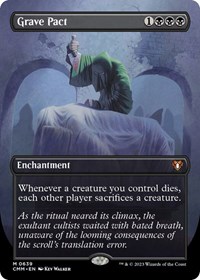 Grave Pact (Borderless), Commander Masters