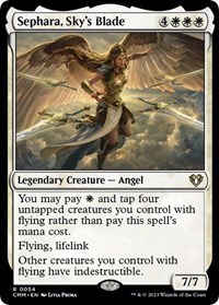 Sephara, Sky's Blade, Commander Masters
