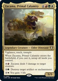 Zacama, Primal Calamity, Commander Masters