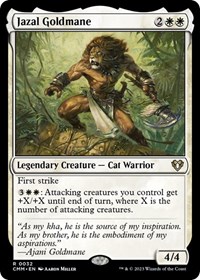 Jazal Goldmane, Commander Masters