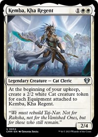 Kemba, Kha Regent, Commander Masters