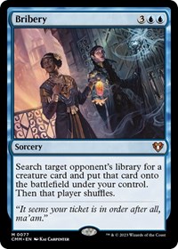 Bribery, Commander Masters