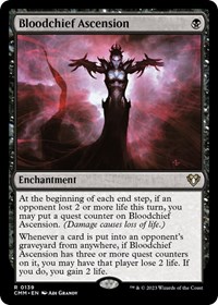Bloodchief Ascension, Commander Masters