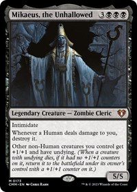 Mikaeus, the Unhallowed, Commander Masters